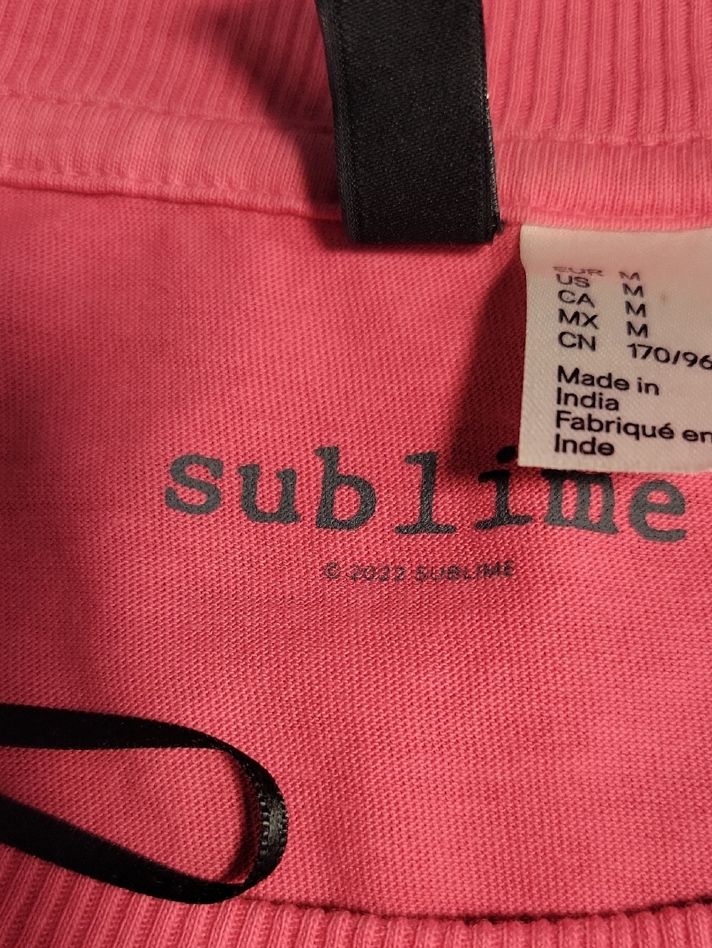 H&M Sublime Long Beach CA Graphic Tee Pink Oversized Medium - Picture 8 of 8